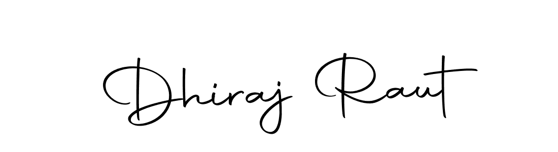 Also we have Dhiraj Raut name is the best signature style. Create professional handwritten signature collection using Autography-DOLnW autograph style. Dhiraj Raut signature style 10 images and pictures png