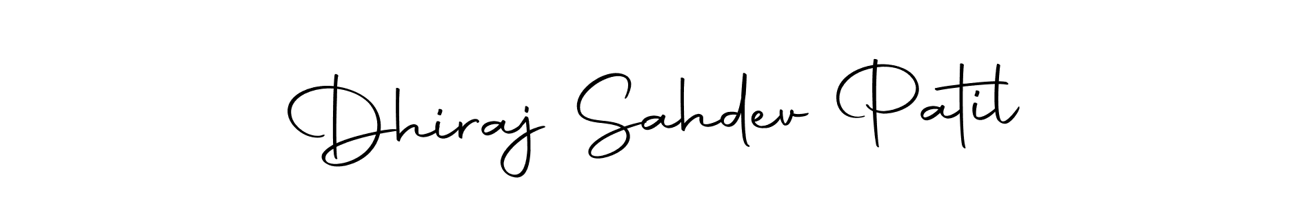 Dhiraj Sahdev Patil stylish signature style. Best Handwritten Sign (Autography-DOLnW) for my name. Handwritten Signature Collection Ideas for my name Dhiraj Sahdev Patil. Dhiraj Sahdev Patil signature style 10 images and pictures png