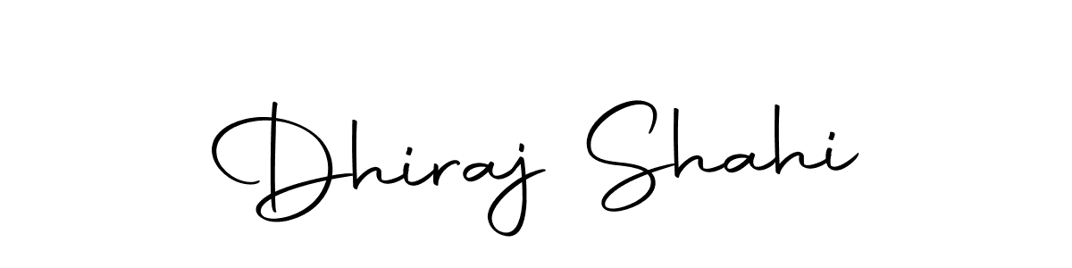 Use a signature maker to create a handwritten signature online. With this signature software, you can design (Autography-DOLnW) your own signature for name Dhiraj Shahi. Dhiraj Shahi signature style 10 images and pictures png