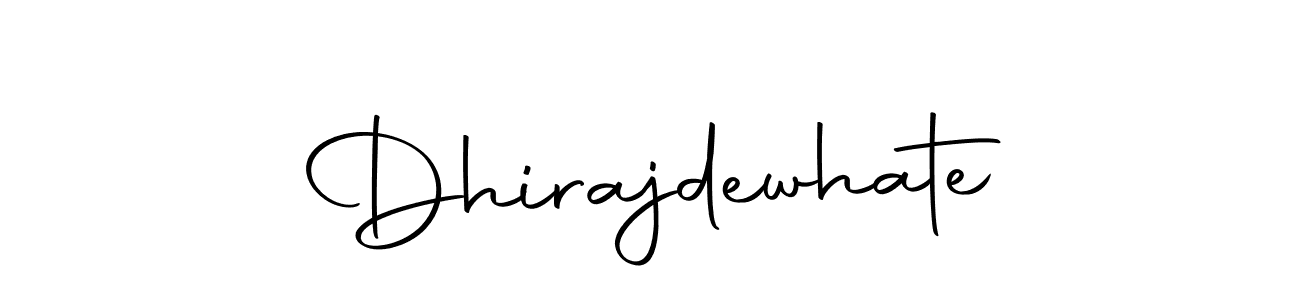 How to make Dhirajdewhate signature? Autography-DOLnW is a professional autograph style. Create handwritten signature for Dhirajdewhate name. Dhirajdewhate signature style 10 images and pictures png