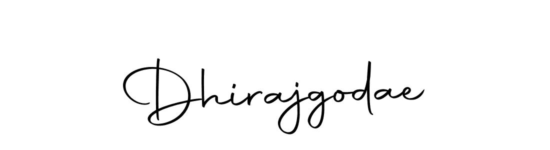 How to make Dhirajgodae name signature. Use Autography-DOLnW style for creating short signs online. This is the latest handwritten sign. Dhirajgodae signature style 10 images and pictures png