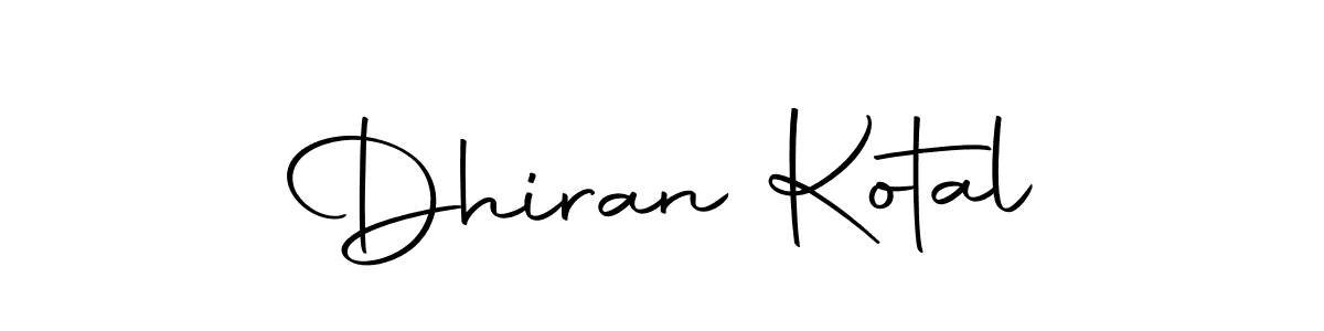 Autography-DOLnW is a professional signature style that is perfect for those who want to add a touch of class to their signature. It is also a great choice for those who want to make their signature more unique. Get Dhiran Kotal name to fancy signature for free. Dhiran Kotal signature style 10 images and pictures png