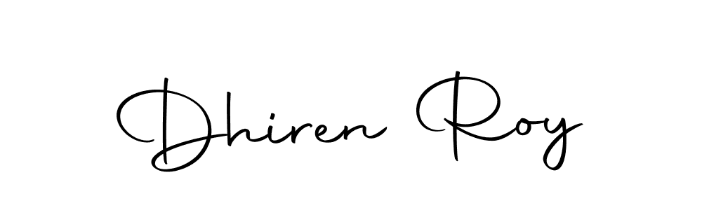 Make a beautiful signature design for name Dhiren Roy. With this signature (Autography-DOLnW) style, you can create a handwritten signature for free. Dhiren Roy signature style 10 images and pictures png