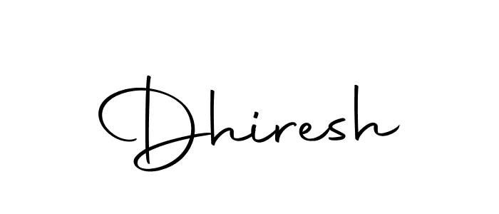 How to make Dhiresh signature? Autography-DOLnW is a professional autograph style. Create handwritten signature for Dhiresh name. Dhiresh signature style 10 images and pictures png