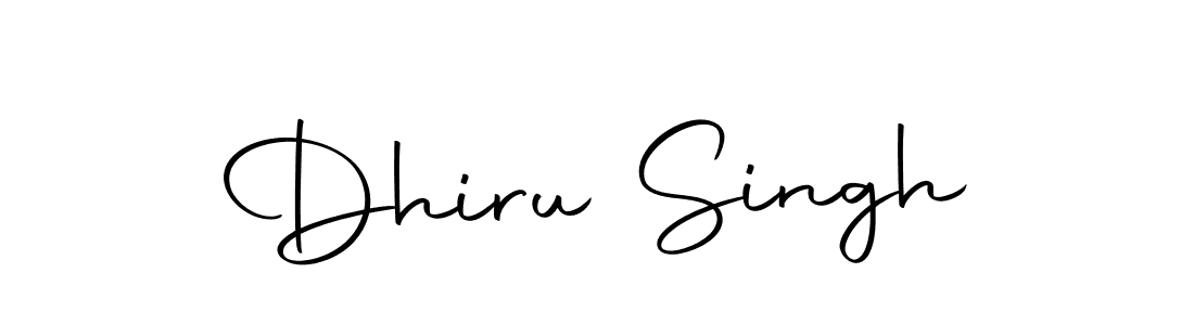 The best way (Autography-DOLnW) to make a short signature is to pick only two or three words in your name. The name Dhiru Singh include a total of six letters. For converting this name. Dhiru Singh signature style 10 images and pictures png