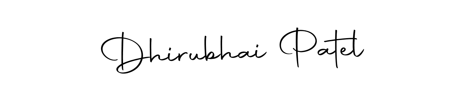 Design your own signature with our free online signature maker. With this signature software, you can create a handwritten (Autography-DOLnW) signature for name Dhirubhai Patel. Dhirubhai Patel signature style 10 images and pictures png