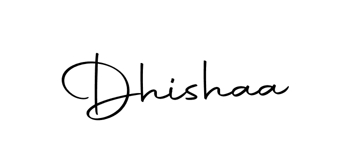 Make a beautiful signature design for name Dhishaa. With this signature (Autography-DOLnW) style, you can create a handwritten signature for free. Dhishaa signature style 10 images and pictures png