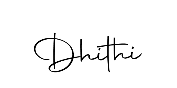 Design your own signature with our free online signature maker. With this signature software, you can create a handwritten (Autography-DOLnW) signature for name Dhithi. Dhithi signature style 10 images and pictures png