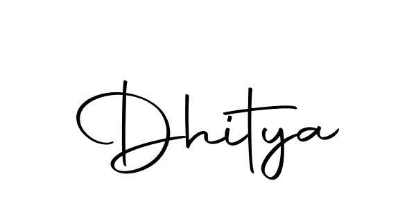 Dhitya stylish signature style. Best Handwritten Sign (Autography-DOLnW) for my name. Handwritten Signature Collection Ideas for my name Dhitya. Dhitya signature style 10 images and pictures png