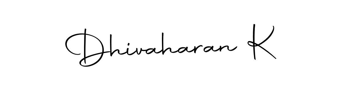 Dhivaharan K stylish signature style. Best Handwritten Sign (Autography-DOLnW) for my name. Handwritten Signature Collection Ideas for my name Dhivaharan K. Dhivaharan K signature style 10 images and pictures png