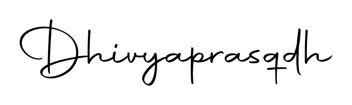 A modern signature idea for name Dhivyaprasqdh using Autography-DOLnW font. Clean strokes and elegant curves make it stand out instantly. Dhivyaprasqdh signature style 10 images and pictures png