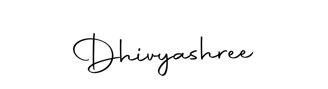 Use a signature maker to create a handwritten signature online. With this signature software, you can design (Autography-DOLnW) your own signature for name Dhivyashree. Dhivyashree signature style 10 images and pictures png