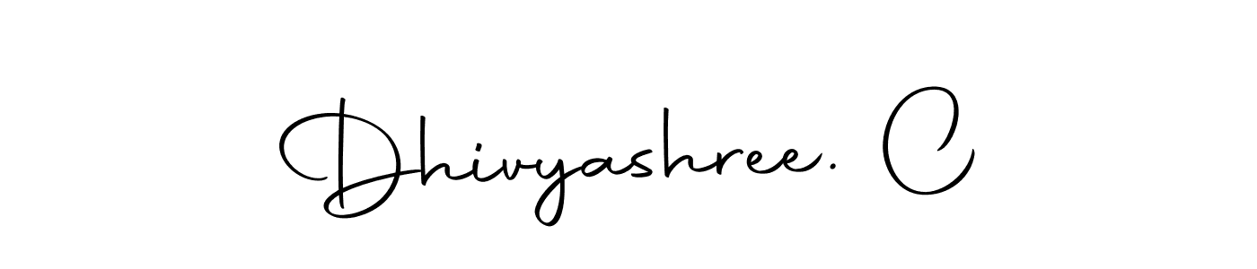 Make a beautiful signature design for name Dhivyashree. C. Use this online signature maker to create a handwritten signature for free. Dhivyashree. C signature style 10 images and pictures png