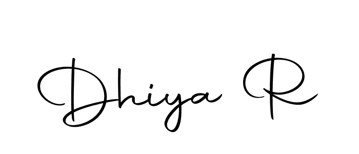 Similarly Autography-DOLnW is the best handwritten signature design. Signature creator online .You can use it as an online autograph creator for name Dhiya R. Dhiya R signature style 10 images and pictures png