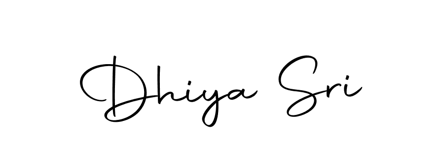Autography-DOLnW is a professional signature style that is perfect for those who want to add a touch of class to their signature. It is also a great choice for those who want to make their signature more unique. Get Dhiya Sri name to fancy signature for free. Dhiya Sri signature style 10 images and pictures png