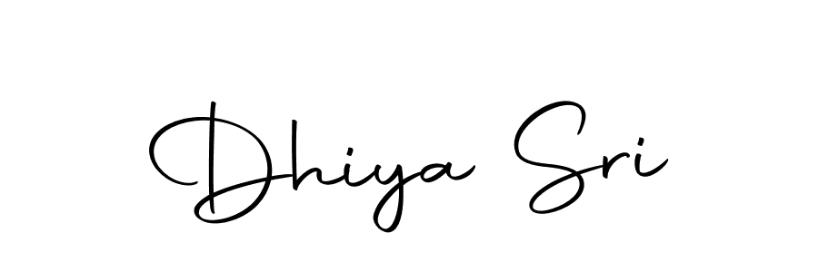 You can use this online signature creator to create a handwritten signature for the name Dhiya Sri. This is the best online autograph maker. Dhiya Sri signature style 10 images and pictures png
