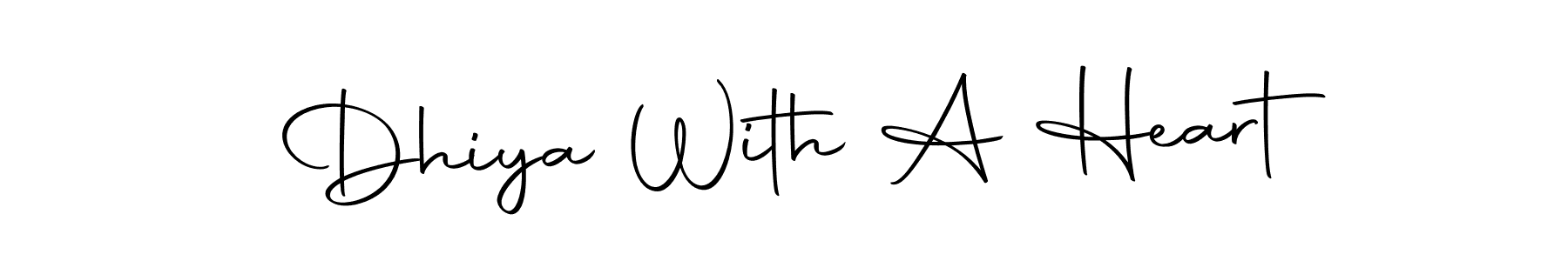 You should practise on your own different ways (Autography-DOLnW) to write your name (Dhiya With A Heart) in signature. don't let someone else do it for you. Dhiya With A Heart signature style 10 images and pictures png