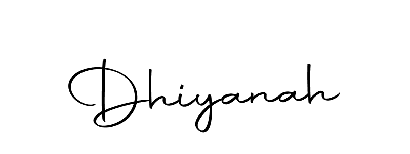 Dhiyanah stylish signature style. Best Handwritten Sign (Autography-DOLnW) for my name. Handwritten Signature Collection Ideas for my name Dhiyanah. Dhiyanah signature style 10 images and pictures png