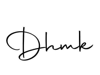 How to make Dhmk signature? Autography-DOLnW is a professional autograph style. Create handwritten signature for Dhmk name. Dhmk signature style 10 images and pictures png