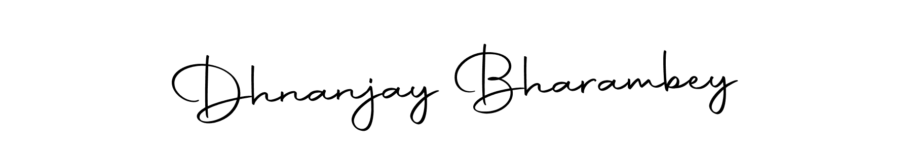 You can use this online signature creator to create a handwritten signature for the name Dhnanjay Bharambey. This is the best online autograph maker. Dhnanjay Bharambey signature style 10 images and pictures png