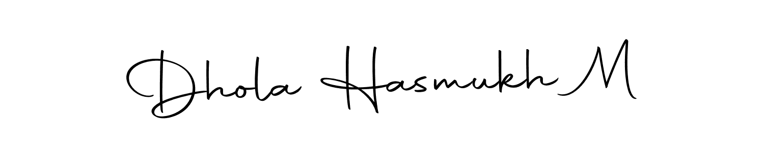 You should practise on your own different ways (Autography-DOLnW) to write your name (Dhola Hasmukh M) in signature. don't let someone else do it for you. Dhola Hasmukh M signature style 10 images and pictures png