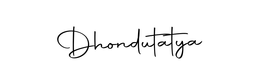 Make a beautiful signature design for name Dhondutatya. Use this online signature maker to create a handwritten signature for free. Dhondutatya signature style 10 images and pictures png