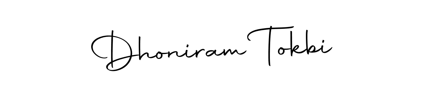 It looks lik you need a new signature style for name Dhoniram Tokbi. Design unique handwritten (Autography-DOLnW) signature with our free signature maker in just a few clicks. Dhoniram Tokbi signature style 10 images and pictures png