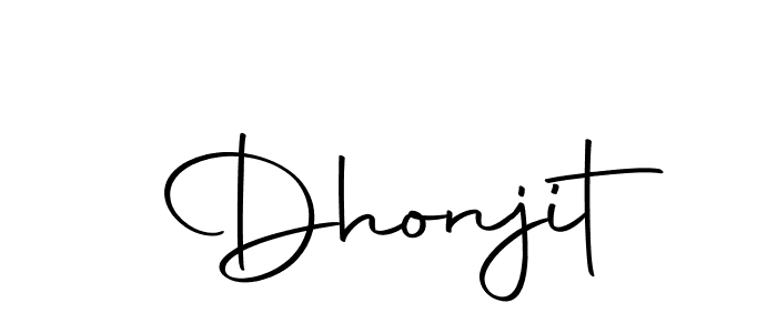 How to make Dhonjit signature? Autography-DOLnW is a professional autograph style. Create handwritten signature for Dhonjit name. Dhonjit signature style 10 images and pictures png