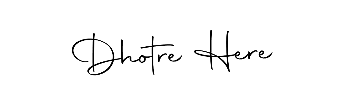 How to Draw Dhotre Here signature style? Autography-DOLnW is a latest design signature styles for name Dhotre Here. Dhotre Here signature style 10 images and pictures png