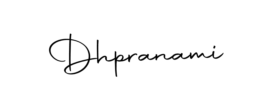 Use a signature maker to create a handwritten signature online. With this signature software, you can design (Autography-DOLnW) your own signature for name Dhpranami. Dhpranami signature style 10 images and pictures png