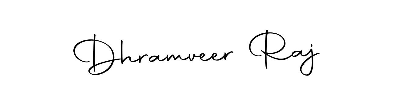 The best way (Autography-DOLnW) to make a short signature is to pick only two or three words in your name. The name Dhramveer Raj include a total of six letters. For converting this name. Dhramveer Raj signature style 10 images and pictures png