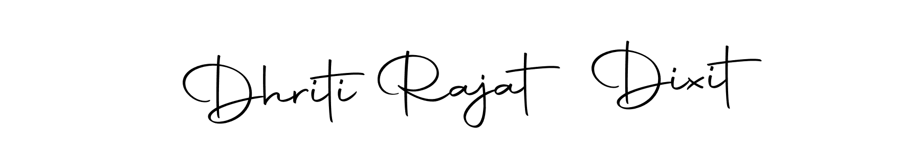 Also we have Dhriti Rajat Dixit name is the best signature style. Create professional handwritten signature collection using Autography-DOLnW autograph style. Dhriti Rajat Dixit signature style 10 images and pictures png