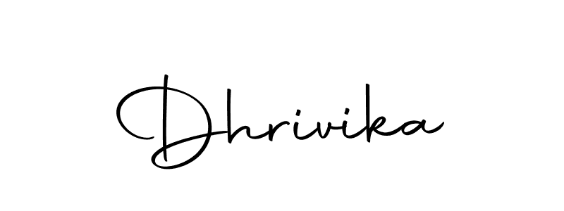 You should practise on your own different ways (Autography-DOLnW) to write your name (Dhrivika) in signature. don't let someone else do it for you. Dhrivika signature style 10 images and pictures png