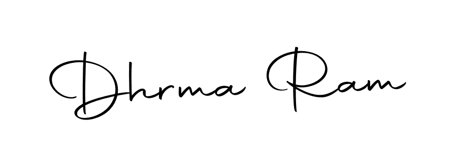 Use a signature maker to create a handwritten signature online. With this signature software, you can design (Autography-DOLnW) your own signature for name Dhrma Ram. Dhrma Ram signature style 10 images and pictures png