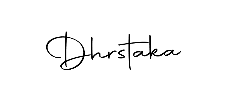 You can use this online signature creator to create a handwritten signature for the name Dhrstaka. This is the best online autograph maker. Dhrstaka signature style 10 images and pictures png