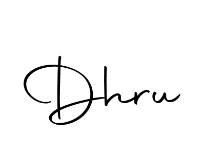 You can use this online signature creator to create a handwritten signature for the name Dhru. This is the best online autograph maker. Dhru signature style 10 images and pictures png