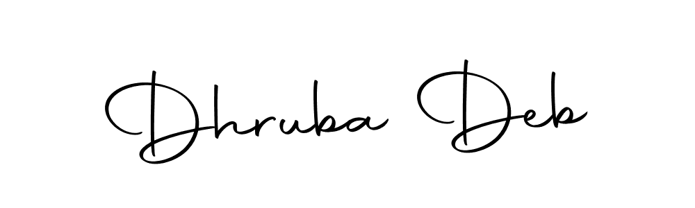 if you are searching for the best signature style for your name Dhruba Deb. so please give up your signature search. here we have designed multiple signature styles  using Autography-DOLnW. Dhruba Deb signature style 10 images and pictures png