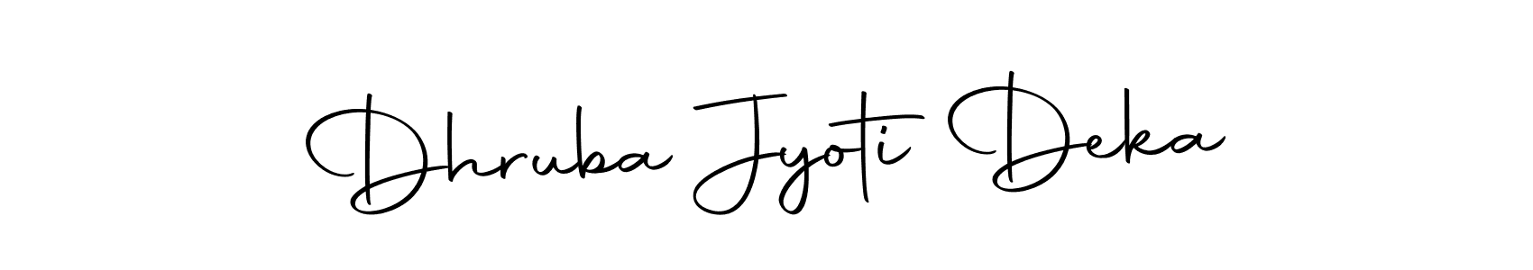 Autography-DOLnW is a professional signature style that is perfect for those who want to add a touch of class to their signature. It is also a great choice for those who want to make their signature more unique. Get Dhruba Jyoti Deka name to fancy signature for free. Dhruba Jyoti Deka signature style 10 images and pictures png