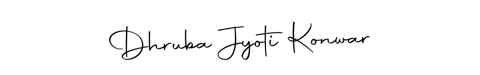 The best way (Autography-DOLnW) to make a short signature is to pick only two or three words in your name. The name Dhruba Jyoti Konwar include a total of six letters. For converting this name. Dhruba Jyoti Konwar signature style 10 images and pictures png