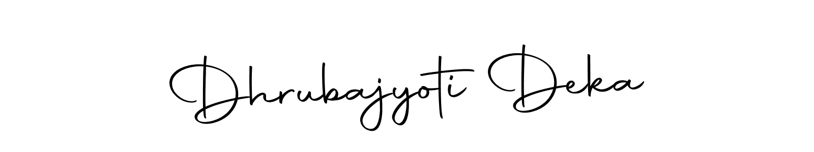 Make a beautiful signature design for name Dhrubajyoti Deka. With this signature (Autography-DOLnW) style, you can create a handwritten signature for free. Dhrubajyoti Deka signature style 10 images and pictures png