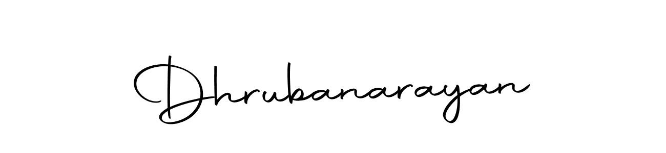 Design your own signature with our free online signature maker. With this signature software, you can create a handwritten (Autography-DOLnW) signature for name Dhrubanarayan. Dhrubanarayan signature style 10 images and pictures png