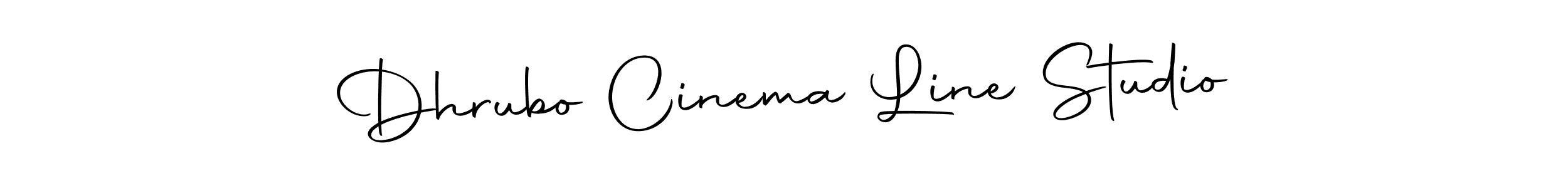 Design your own signature with our free online signature maker. With this signature software, you can create a handwritten (Autography-DOLnW) signature for name Dhrubo Cinema Line Studio. Dhrubo Cinema Line Studio signature style 10 images and pictures png