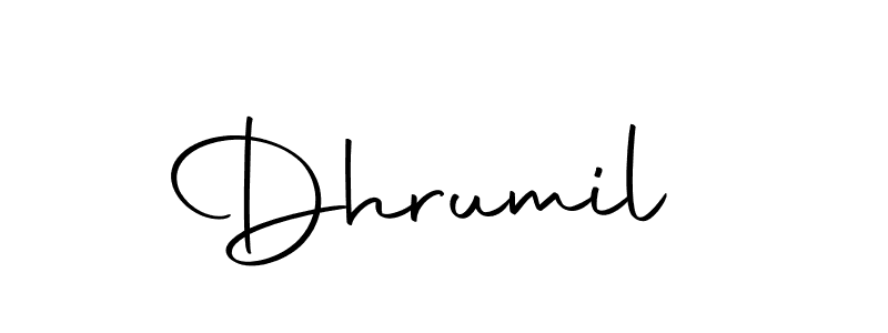 Make a short Dhrumil  signature style. Manage your documents anywhere anytime using Autography-DOLnW. Create and add eSignatures, submit forms, share and send files easily. Dhrumil  signature style 10 images and pictures png