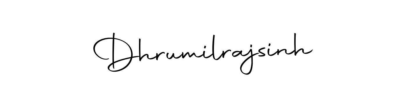 Also we have Dhrumilrajsinh name is the best signature style. Create professional handwritten signature collection using Autography-DOLnW autograph style. Dhrumilrajsinh signature style 10 images and pictures png