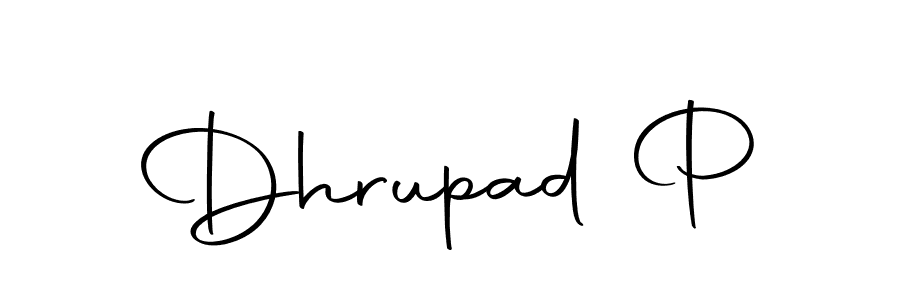 Check out images of Autograph of Dhrupad P name. Actor Dhrupad P Signature Style. Autography-DOLnW is a professional sign style online. Dhrupad P signature style 10 images and pictures png