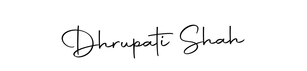 The best way (Autography-DOLnW) to make a short signature is to pick only two or three words in your name. The name Dhrupati Shah include a total of six letters. For converting this name. Dhrupati Shah signature style 10 images and pictures png