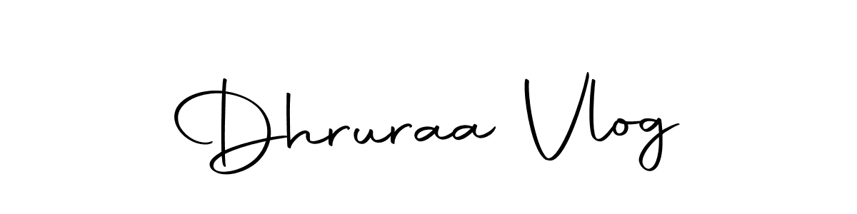 Use a signature maker to create a handwritten signature online. With this signature software, you can design (Autography-DOLnW) your own signature for name Dhruraa Vlog. Dhruraa Vlog signature style 10 images and pictures png