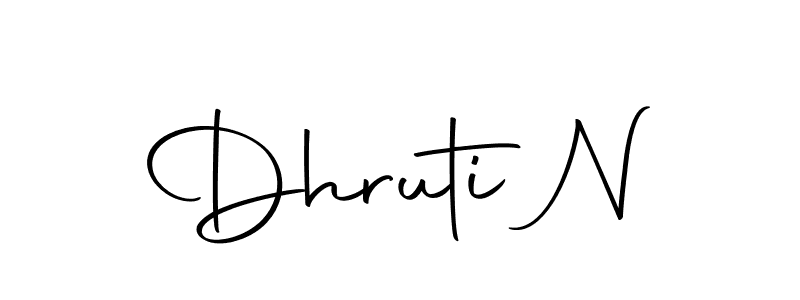 You can use this online signature creator to create a handwritten signature for the name Dhruti N. This is the best online autograph maker. Dhruti N signature style 10 images and pictures png