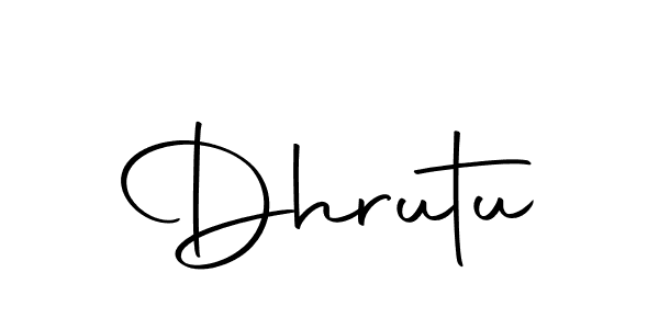 How to make Dhrutu name signature. Use Autography-DOLnW style for creating short signs online. This is the latest handwritten sign. Dhrutu signature style 10 images and pictures png