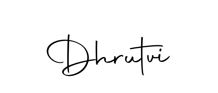 Use a signature maker to create a handwritten signature online. With this signature software, you can design (Autography-DOLnW) your own signature for name Dhrutvi. Dhrutvi signature style 10 images and pictures png